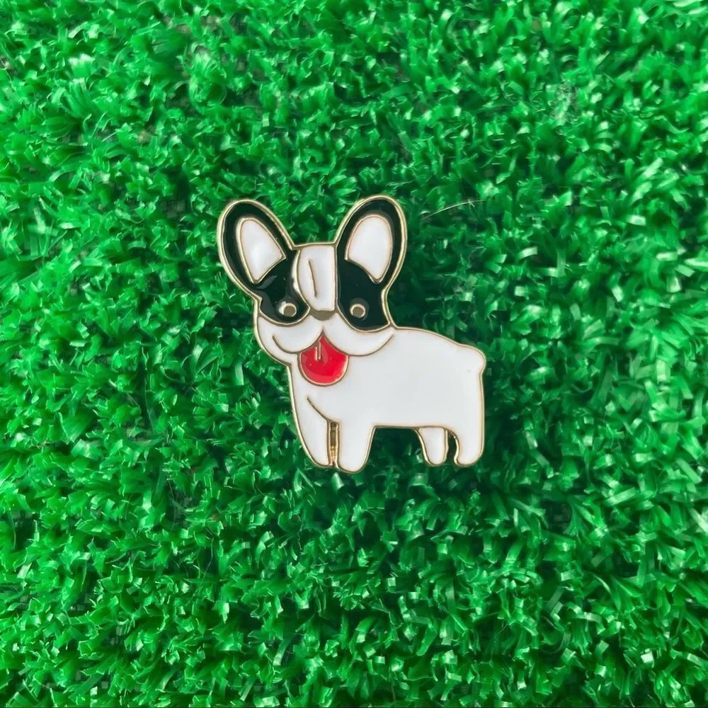 American Bulldog Enamel Pin/ Brooch Lapel